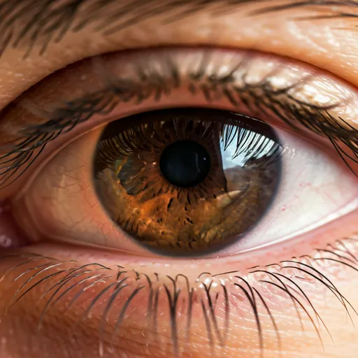 Dramatic macro photograph of a human eye